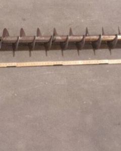 Tube auger 102mm reinforced for hopper T150 pulling M&M